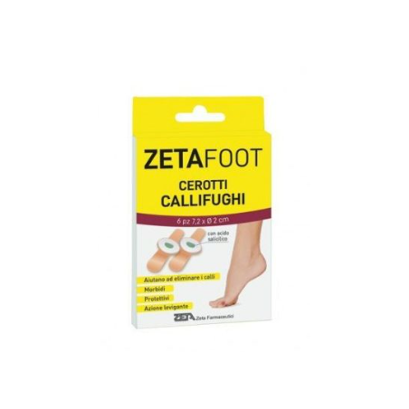 Zeta Farmaceutici Zetafoot Cerotto Callifugo Dischetto Centrale Con Astuccio 6 Pezzi