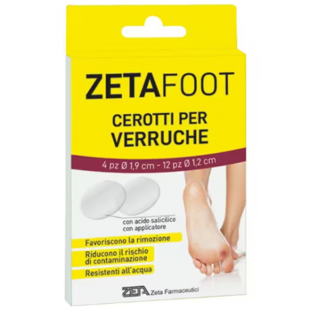 Zeta Farmaceutici Zetafoot Cerotto Verruche Assortite 16 Pezzi