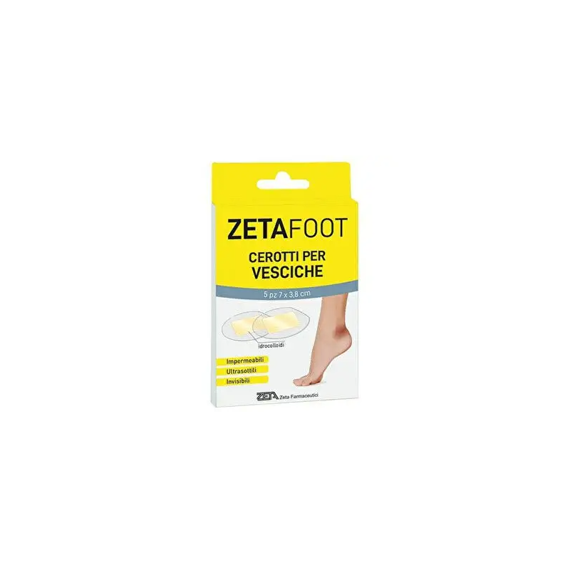 Zeta Farmaceutici Zetafoot Cerotto Idrocolloidale Vesciche Sp 5 Pezzi