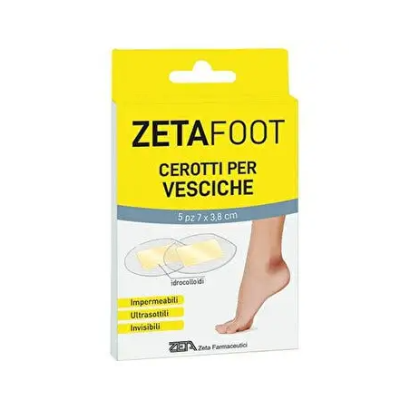 Zeta Farmaceutici Zetafoot Cerotto Idrocolloidale Vesciche Sp 5 Pezzi