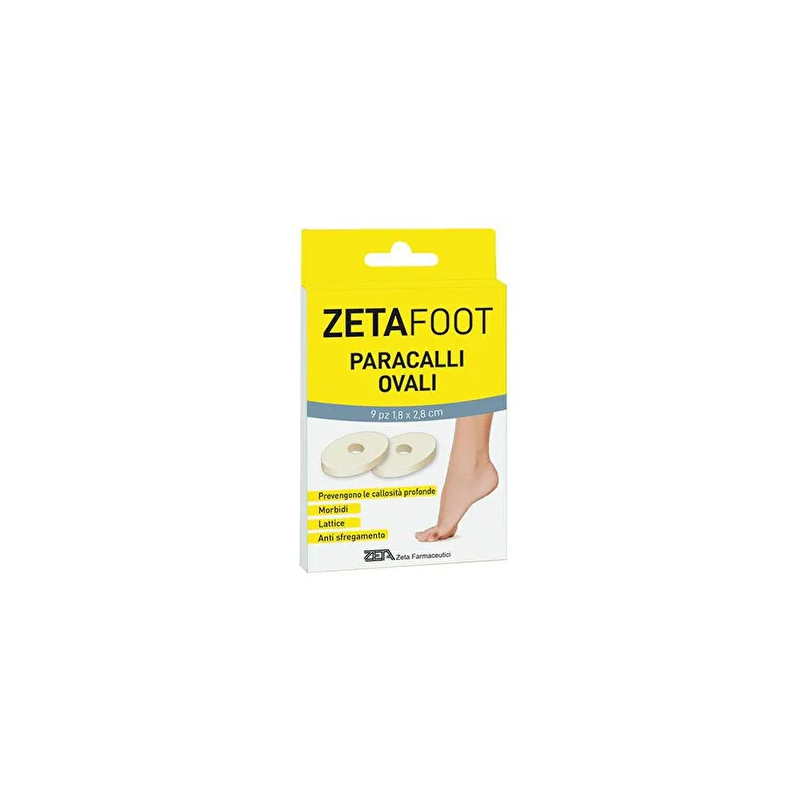 Zeta Farmaceutici Zetafoot Paracallo Ovale Lattice 9 Pezzi