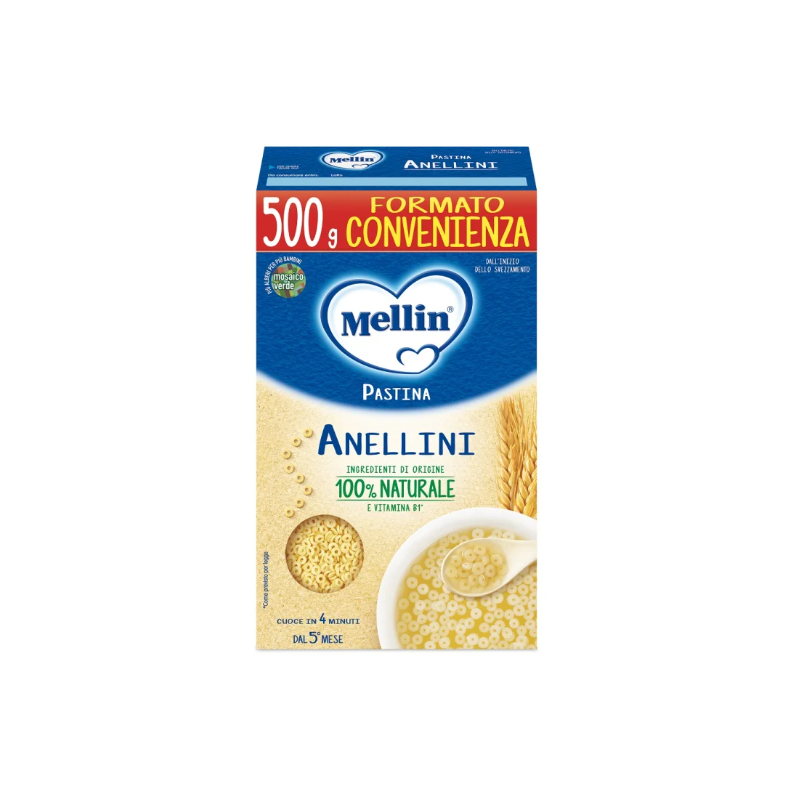 Danone Nutricia Soc. Ben. Mellin Pasta Anellini 500 G