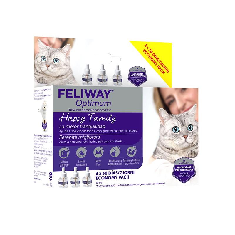 Ceva Salute Animale Feliway Optimum Refill 3x48 Ml