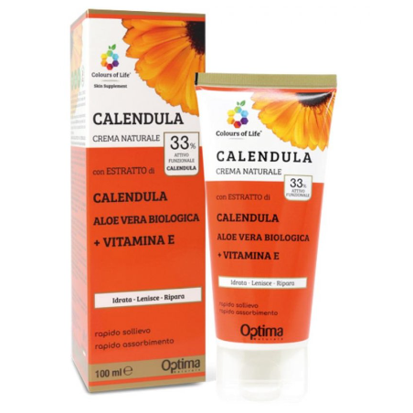 Optima Naturals Colours Of Life Skin Supplement Calendula Crema 100 Ml