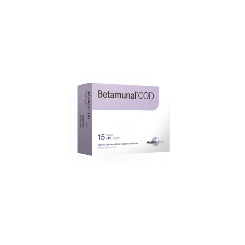 Anatek Health Italia Betamunal Cod 15 Capsule