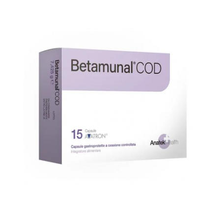 Anatek Health Italia Betamunal Cod 15 Capsule