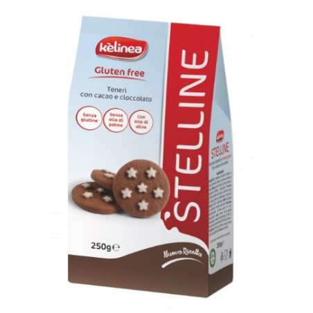 Salpa & Cherubini Kelinea Stelline Biscotto Con Cacao E Cioccolato 250 G