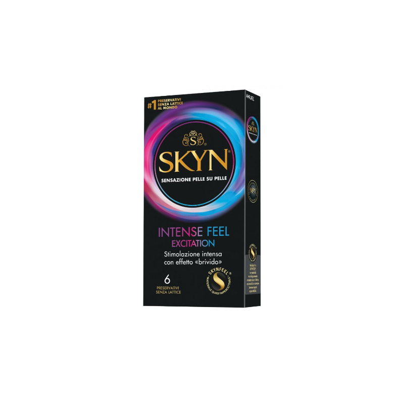 Nova Argentia Ind. Farm Profilattico Ansell Akuel Skyn Intense Feel Excitation 6 Pezzi