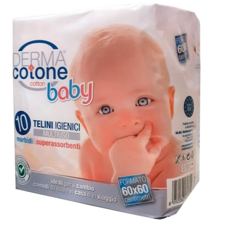 Da. Ma. Distribuzione Dermacotone Telini Igienici Bambini 10 Pezzi