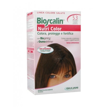 Giuliani Bioscalin Nutri Color 5,3 Castano Chiaro Dorato Sincrob 124 Ml