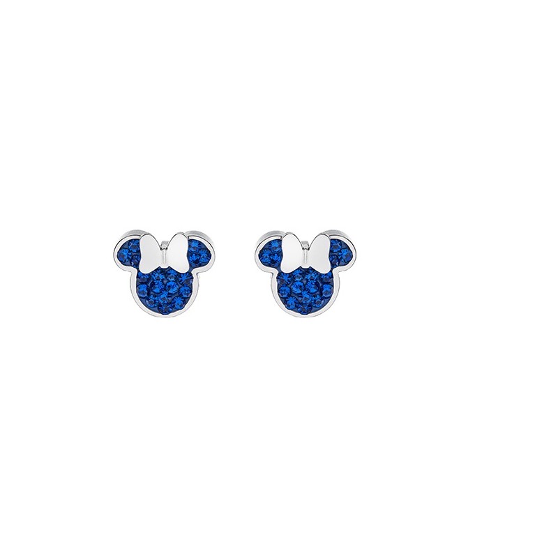 C&s Jewellery Disney Orecchino Minnie Blu