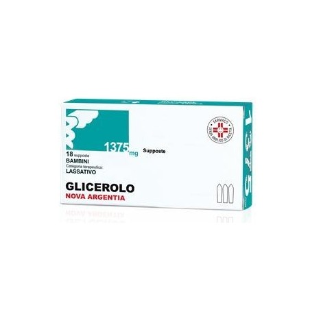 Glicerolo Nova Argentia Bambini 1375 Mg 18 Supposte