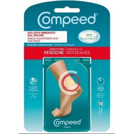 Perrigo Italia Compeed Cerotto Vesciche Medio 10 Pezzi Promo