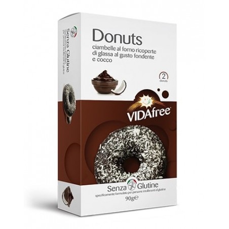 Unifarmed Donuts Gusto Cocco Con Glassa Fondente 90 G