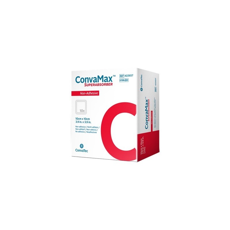 Convatec Italia Medicazione Avanzata Convamax Superabsorber Non-adhesive 15 X 15 Cm 10 Pezzi