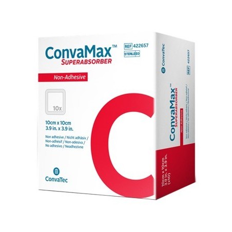 Convatec Italia Medicazione Avanzata Convamax Superabsorber Non-adhesive 15 X 15 Cm 10 Pezzi