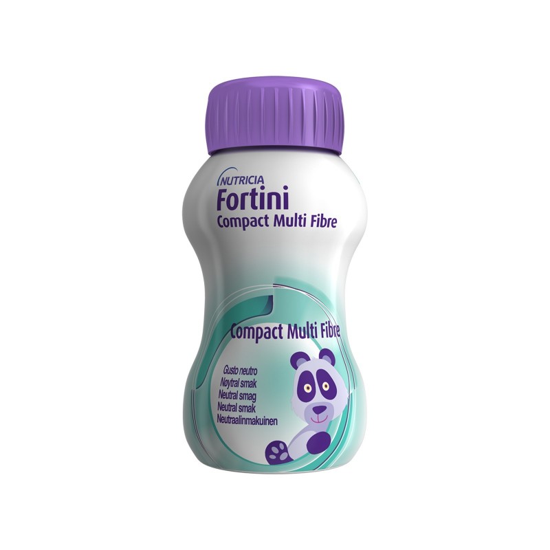 Danone Fortini Compact Multi Fibre Neutro 4 Pezzi 125 G