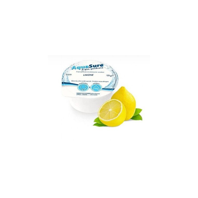 Boschetti Alimentare Aquasure Acqua Gelificata Limone Edulcorata Multipack 4 Pezzi Da 125 G