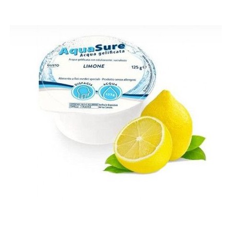 Boschetti Alimentare Aquasure Acqua Gelificata Limone Edulcorata Multipack 4 Pezzi Da 125 G