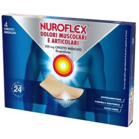 Reckitt Benckiser H. Nuroflex Dolori Muscolari E Articolari, 200 Mg Cerotto Medicato Ibuprofene