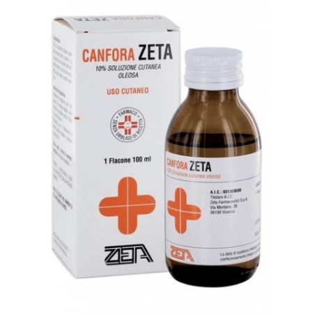 Canfora Zeta 10 % Soluzione Cutanea Idroalcolica dolori muscolari e articolari 100 ml