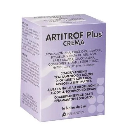 Interfarmac Artitrof Plus Crema 16 Bustine Da 5 Ml