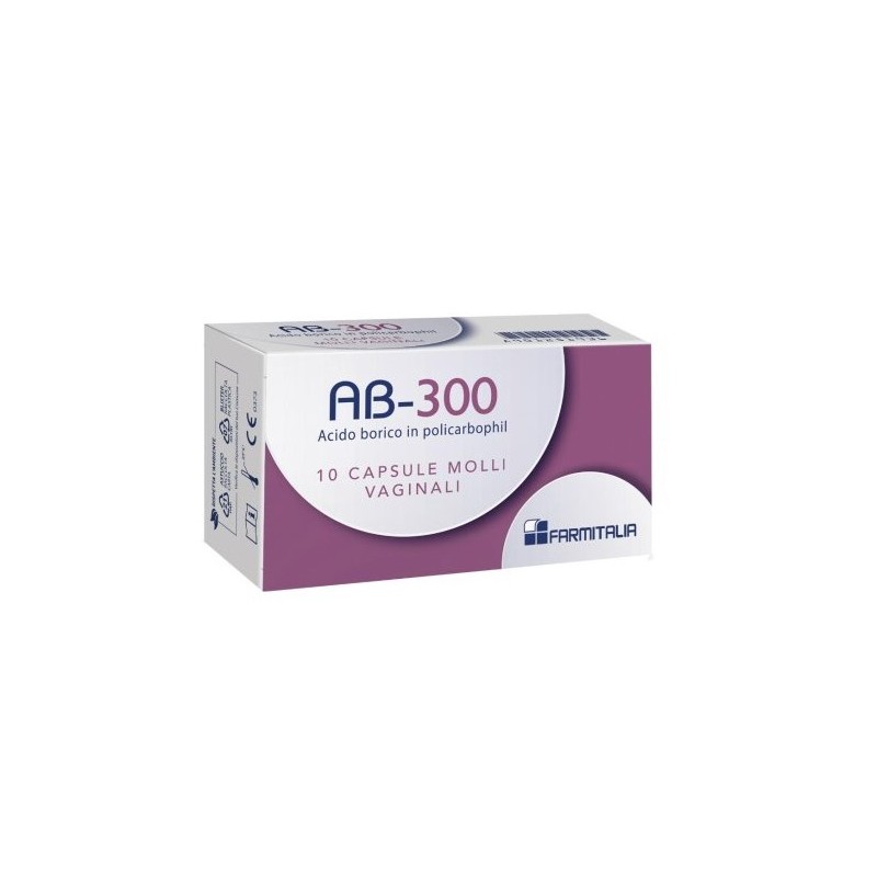 Farmitalia - Soc. Unipers. Ab 300 Capsule Vaginali 10 Capsule