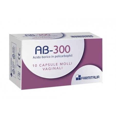 Farmitalia - Soc. Unipers. Ab 300 Capsule Vaginali 10 Capsule