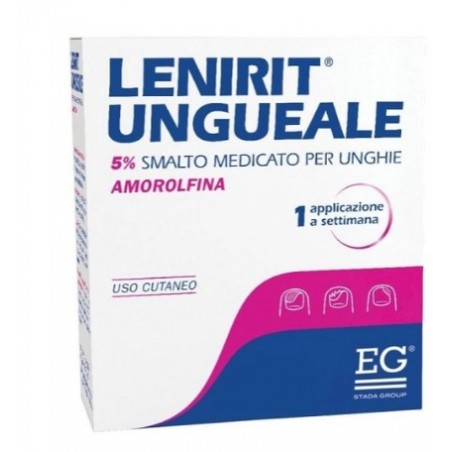 Eg Lenirit Ungueale 5% Smalto Medicato Per Unghie Amorolfina