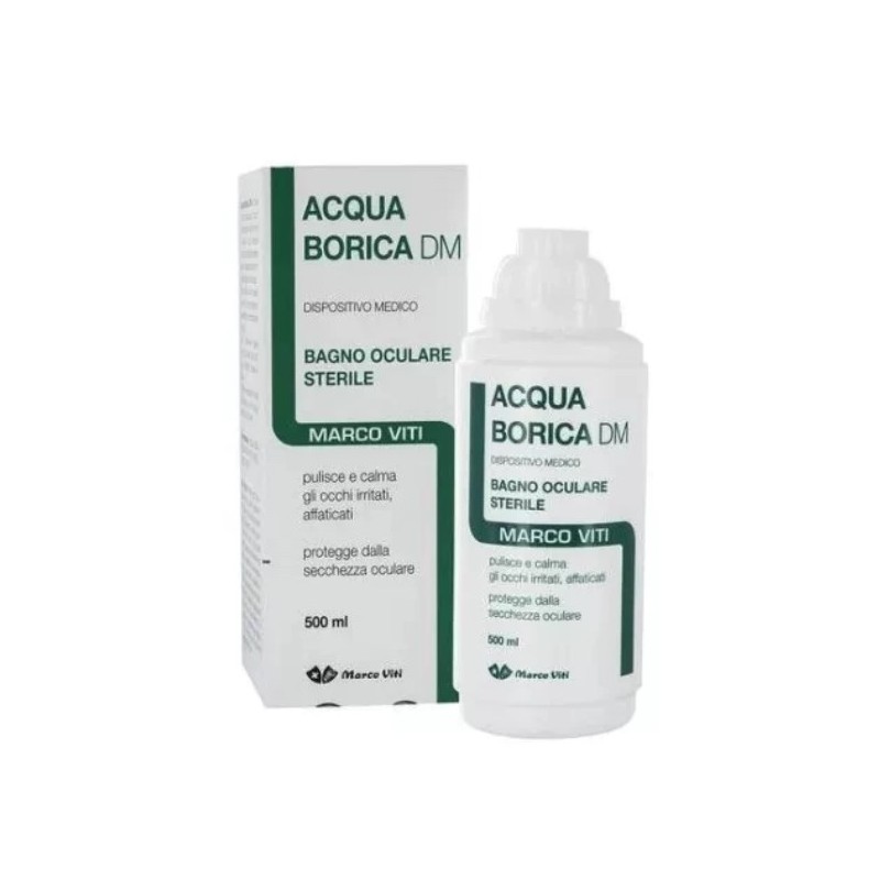 Marco Viti Farmaceutici Acqua Borica Per Bagno Oculare Sterile 500 Ml