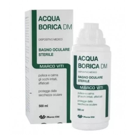 Marco Viti Farmaceutici Acqua Borica Per Bagno Oculare Sterile 500 Ml