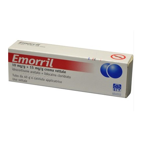 Sit Laboratorio Farmac. Emorril 10 Mg/g + 15 Mg/g Crema Rettaleidrocortisone Acetato + Lidocaina Cloridrato