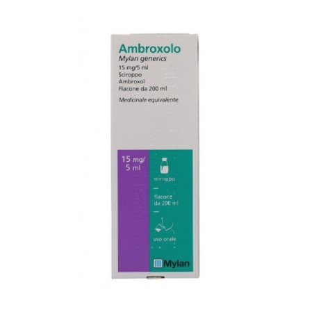 Ambroxolo Mylan Generics 15 Mg/5 Ml Sciroppo Ambroxolo Cloridrato Medicinale Equivalente