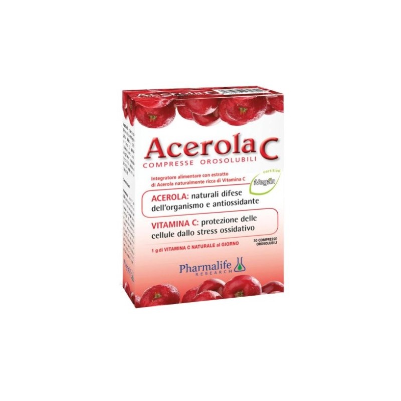 Pharmalife Research Acerola C 30 Compresse Orosolubili