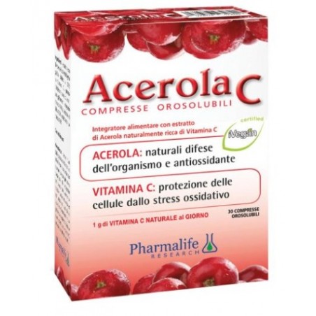 Pharmalife Research Acerola C 30 Compresse Orosolubili