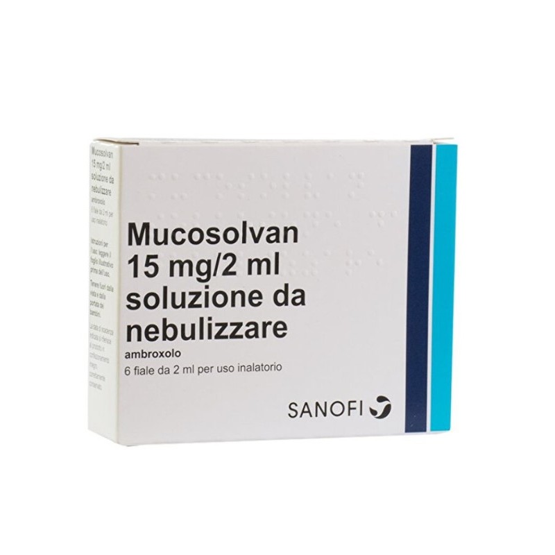 Opella Healthcare Italy Mucosolvan 15 Mg/2 Ml Soluzione Da Nebulizzare Ambroxolo