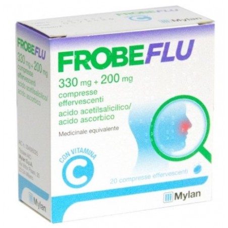 Mylan Frobeflu 330 Mg + 200 Mg Compresse Effervescentiacido Acetilsalicilico/acido Ascorbico