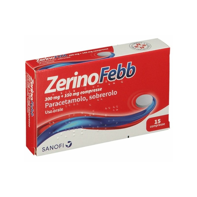 Zentiva Italia Zerinofebb 300 Mg + 150 Mg Compresse Paracetamolo, Sobrerolo