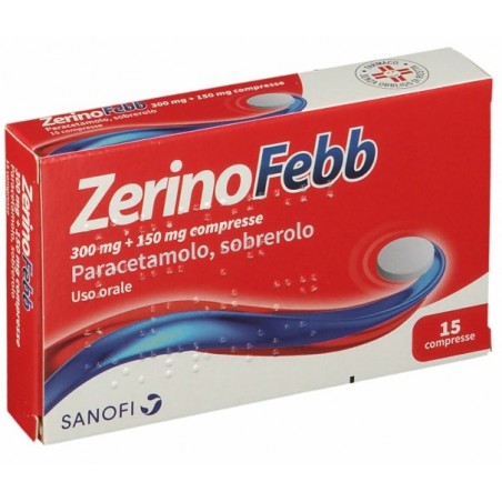 Zentiva Italia Zerinofebb 300 Mg + 150 Mg Compresse Paracetamolo, Sobrerolo