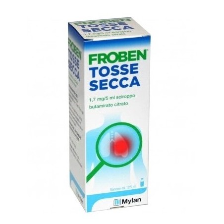 Mylan Froben Tosse Secca 1,7 Mg/5 Ml Sciroppo Butamirato Citrato Medicinale Equivalente