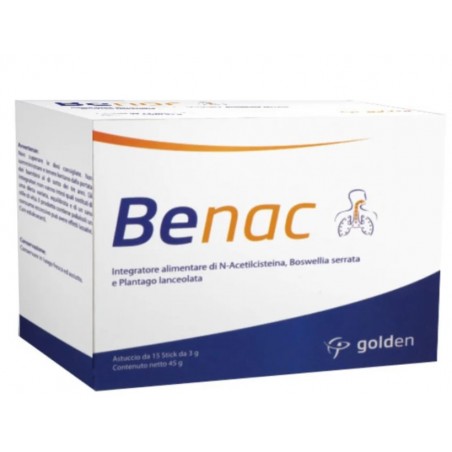 Golden Pharma Benac 15 Bustine Stick Pack