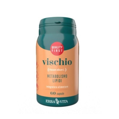 Erba Vita Vischio Antiossidante per il metabolismo dei lipidi 60 capsule