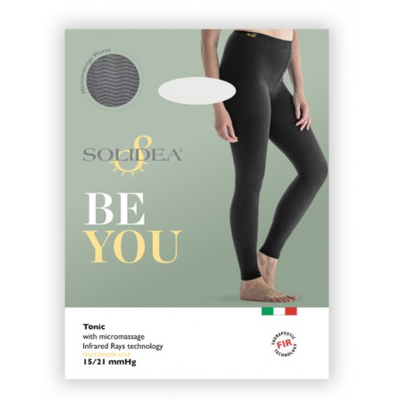 Solidea Be You Tonic Leggings Massaggiante Coprente Nero S