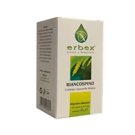 Erbex Biancospino 100 Capsule