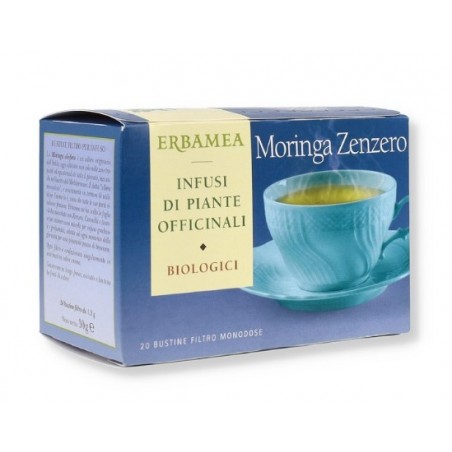 Erbamea Moringa Zenzero Biologico 20 Bustine