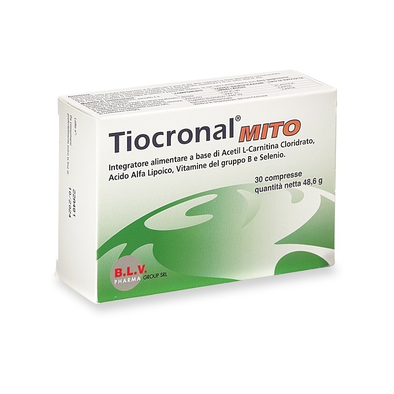 B. L. V. Pharma Group Tiocronal Mito 30 Compresse