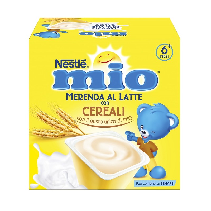 Nestlè Mio Merenda Al Latte Cereali 4 Pezzi Da 100 G