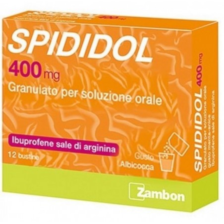 Spididol 400 Mg 12 Compresse Rivestite ibuprofene per il dolore e sintomi dell'influenza