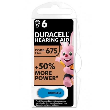 Duracell Italy Duracell Easy Tab 675 Blu Batteria Per Apparecchio Acustico