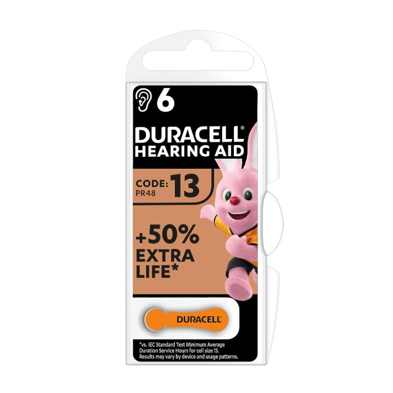 Duracell Italy Duracell Easy Tab 13 Arancio Batteria Per Apparecchio Acustico